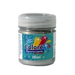 Ficha técnica e caractérísticas do produto Colore Pigmento - 15ml - Prata - Glitter