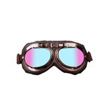 Ficha técnica e caractérísticas do produto Colorido Motorcycle Bronze Glasses Goggles Retro Goggles Kart p¨¢ra-brisa