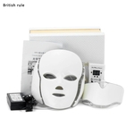 Ficha técnica e caractérísticas do produto Coloridos levou Máscara Facial Máscara Photon Terapia Máquina Acne Máscara Neck Beauty