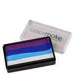 Ficha técnica e caractérísticas do produto Colormake Blocks Roxo, Azul Escuro, Azul Claro e Branco - Tinta 30g