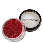 Ficha técnica e caractérísticas do produto Colormake Pó Pote Vermelho - Glitter 4g