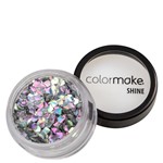 Ficha técnica e caractérísticas do produto Colormake Shine Diamante 3d Prata Holográfico - Glitter 2g