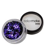 Ficha técnica e caractérísticas do produto Colormake Shine Formatos Diamante 3D Roxo - Glitter 2g