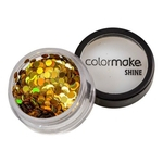 Ficha técnica e caractérísticas do produto Colormake Shine Formatos Ponto Ouro - Glitter 2g