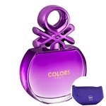 Ficha técnica e caractérísticas do produto Colors Purple Benetton Eau de Toilette - Perfume Feminino 80ml+Beleza na Web Roxo - Nécessaire