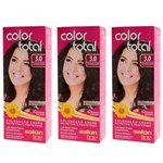 Ficha técnica e caractérísticas do produto Colortotal Tinta Creme 3.0 Castanho Escuro 50g (Kit C/03)