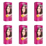 Ficha técnica e caractérísticas do produto Colortotal Tinta Creme 6.51 Marrom Castanha 50g (Kit C/06)