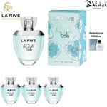 Ficha técnica e caractérísticas do produto Combo 03 Perfumes - Aqua Bella La Rive Eau de Parfum - Perfume Feminino 100ml