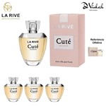 Ficha técnica e caractérísticas do produto Combo 03 Perfumes - Cuté La Rive Eau de Parfum - Perfume Feminino 100ml