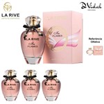 Ficha técnica e caractérísticas do produto Combo 03 Perfumes - In Flames La Rive Eau de Parfum - Perfume Feminino 90ml