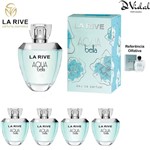 Ficha técnica e caractérísticas do produto Combo 04 Perfumes - Aqua Bella La Rive Eau de Parfum - Perfume Feminino 100ml
