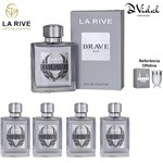 Ficha técnica e caractérísticas do produto Combo 04 Perfumes - Brave La Rive Eau de Toilette - Perfume Masculino 100ml