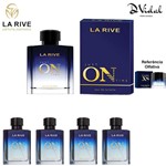 Ficha técnica e caractérísticas do produto Combo 04 Perfumes - Just On Time La Rive Eau de Toilette - Perfume Masculino 100ml