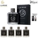 Ficha técnica e caractérísticas do produto Combo 04 Perfumes - LR Gallant La Rive Eau de Toilette - Perfume Masculino 100Ml