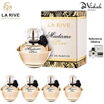 Ficha técnica e caractérísticas do produto Combo 04 Perfumes - Madame In Love La Rive Eau de Parfum - Perfume Feminino 90ml