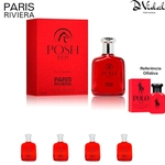 Ficha técnica e caractérísticas do produto Combo 04 Perfumes - Paris Riviera Rosh Red - Perfume Masculino 100 ml