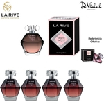 Ficha técnica e caractérísticas do produto Combo 04 Perfumes - Taste Of Kiss La Rive Eau de Parfum - Perfume Feminino 100ml