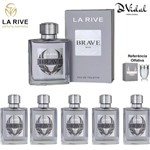 Ficha técnica e caractérísticas do produto Combo 05 Perfumes - Brave La Rive Eau de Toilette - Perfume Masculino 100ml