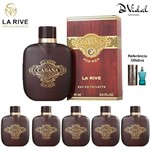 Ficha técnica e caractérísticas do produto Combo 05 Perfumes - Cabana La Rive Eau de Toilette - Perfume Masculino 90ml