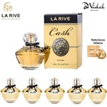Ficha técnica e caractérísticas do produto Combo 05 Perfumes - Cash Woman La Rive Eau de Parfum - Perfume Feminino 90ml