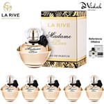 Ficha técnica e caractérísticas do produto Combo 05 Perfumes - Madame In Love La Rive Eau de Parfum - Perfume Feminino 90ml