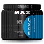 Ficha técnica e caractérísticas do produto Combo 10x Top Whey 900g - Max Titanium - Morango