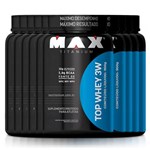 Ficha técnica e caractérísticas do produto Combo 10x Top Whey 900g - Max Titanium