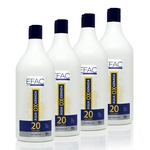 Ficha técnica e caractérísticas do produto Combo 4 Água Oxigenada EFAC OX 20 Volumes - 900mL cada
