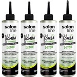 Ficha técnica e caractérísticas do produto Combo 4 Tonicos Bomba de Vitaminas Detox Salon Line - 100ml