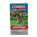 Ficha técnica e caractérísticas do produto COMBO Advantage MAX 3 Pulgas e Carrapatos Cães 4 a 10kg - Bayer