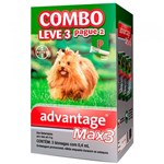 Ficha técnica e caractérísticas do produto Combo Antiparasitário Advantage Max-3 P para Cães de 00 a 04 Kg - 3 Pipetas (0,4 Ml) - Bayer