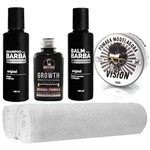 Ficha técnica e caractérísticas do produto Combo Barbearia Balm Shampoo Tônico 2 Toalhas Usebarba - Use Barba