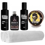 Ficha técnica e caractérísticas do produto Combo Barbeiro Tônico Shampoo Balm 2 Toalhas Usebarba - Use Barba