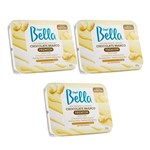 Ficha técnica e caractérísticas do produto Combo 3 Cera Depilatória Chocolate Branco Depil Bella - 800g