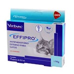 Ficha técnica e caractérísticas do produto Combo Effipro Gatos Virbac Antipulgas (Leve 4 Pague 3)
