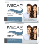 Ficha técnica e caractérísticas do produto Combo Imecap Hair 2 Caixas C/30 Cada fortalece e contra queda