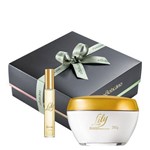 Ficha técnica e caractérísticas do produto Combo Lily: Creme Acetinado Corporal + Eau de Parfum Roll On + Caixa Presenteável