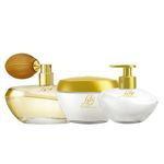 Ficha técnica e caractérísticas do produto Combo Lily: Eau de Parfum + Creme Acetinado Corporal + Sabonete Líquido Mãos