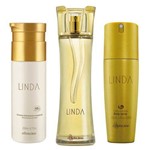Combo Linda: Des. Colônia + Desodorante Body Spray + Creme Hidratante