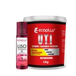 Ficha técnica e caractérísticas do produto Combo Liso Mágico 200ml + Reconstrução UTI Capilar 1KG - Ecoplus