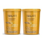 Ficha técnica e caractérísticas do produto Combo Máscara Hidratação Intensiva Trivitt 1Kg (2 Und) - Itallian