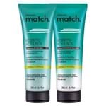 Ficha técnica e caractérísticas do produto Combo Match Respeito Aos Lisos Naturais: Shampoo + Condicionador Equil...