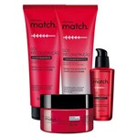 Combo Match SOS Reconstrução: Shampoo + Condicionador + Máscara + Óleo Capilar