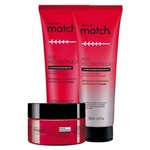 Combo Match SOS Reconstrução: Shampoo + Condicionador + Máscara