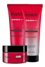 Ficha técnica e caractérísticas do produto Combo Match Sos Reconstrução: Shampoo + Condicionador + Máscara