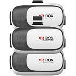 Ficha técnica e caractérísticas do produto Combo 3 Óculos VR Box Realidade Virtual 3D Android IOS + Controle Bluetooth
