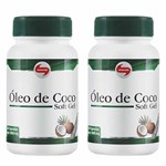 Ficha técnica e caractérísticas do produto Combo 2 - Óleo De Coco Extravirgem 1mg - 120 Cápsulas - Vitafor