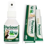 Ficha técnica e caractérísticas do produto Combo Periovet Gel 25g + Periovet Spray 100ml - Vetnil