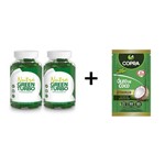 Combo 2 Potes Nutra Green Turbo 60 Capsulas + Oleo de Coco Sache 15G