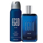 Combo Presente Egeo Blue: Des. Colônia + Antitranspirante Aerosol